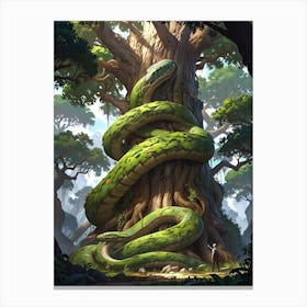 Snake Tree Canvas Print
