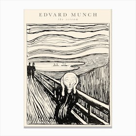 Edward Munch The Scream Canvas Print