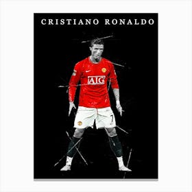 Cristiano Ronaldo Manchester United 2 Canvas Print