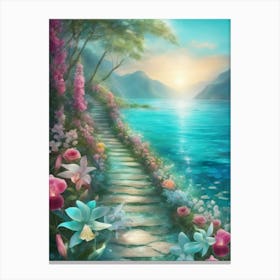 Path To Paradise Canvas Print