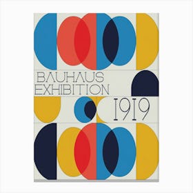 A Bauhaus Exhibition Poster With Bold Sh 6pujvmwgs1ggsupjwlth A N0gi3gwrc Cftcv4b9msq Stampe su tela