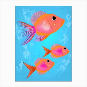 FishingFish03 Canvas Print