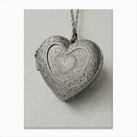 Heart Locket 1 Canvas Print