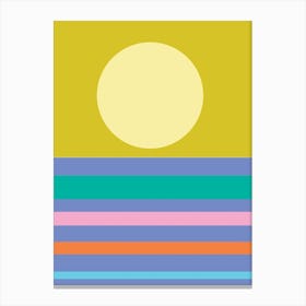 Heatline Sunset Canvas Print