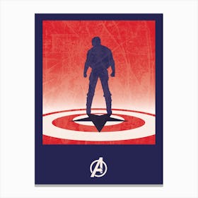 Captain America Film Poster Canvas Print