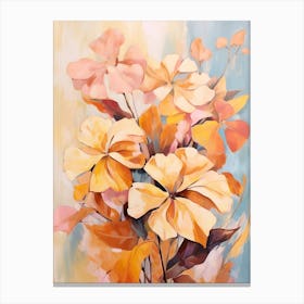 Fall Flower Painting Lantana 1 Canvas Print