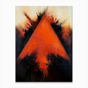 'Red Triangle' Canvas Print