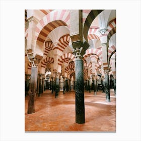 Interior Of The Mosque Of Cordoba Canvas Print