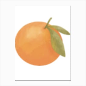 Tangerine wall art Canvas Print