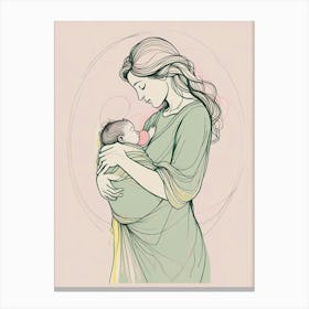 Motherhood Art Print (8) Canvas Print