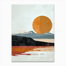 Sunset Sea Canvas Print