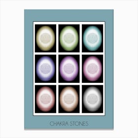 Zen Chakra Stones Canvas Print