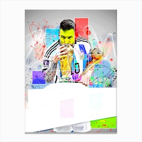 Lionel Messi 9 Canvas Print