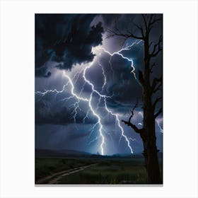 Lightning Storm 6 Canvas Print