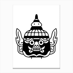 Thai Deity Mask Stampe su tela