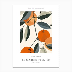 Persimmon Le Marche Fermier Poster 1 Canvas Print