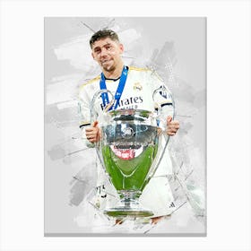 Federico Valverde Real Madrid Canvas Print