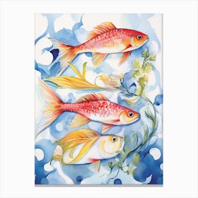 Three Fish Canvas Print