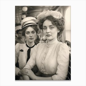 Titanic Ladies Photography 32 Canvas Print