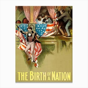 The Birth Of A Nation (1915) Canvas Print