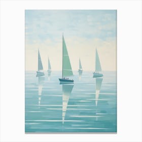 Sailboats 6 Canvas Print