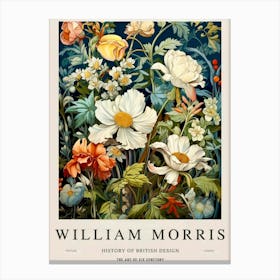 William Morris Print, Kew Gardens Print, London Print, William Morris Poster, Vintage Wall Art, Floral Art, Vintage Poster Canvas Print