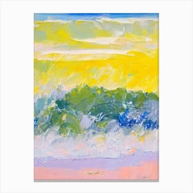 Playa De Zahara De Los Atunes, Cadiz, Spain Bright Abstract Canvas Print