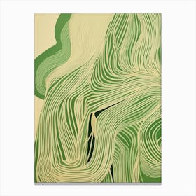 'Green Wave' Canvas Print