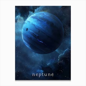 Neptune Planet Canvas Print