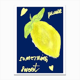 Something Sweet Canvas Print