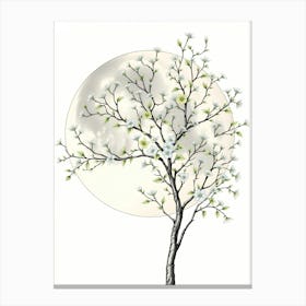 Full Moon Tree 1 Canvas Print