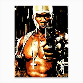 50 cent 2 Canvas Print