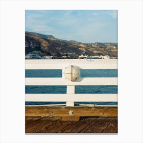 Malibu Pier II on Film Canvas Print