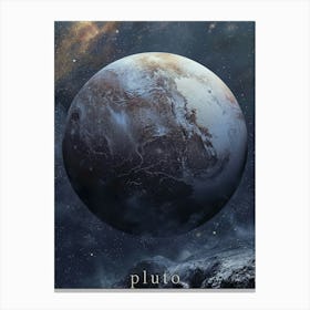 Pluto Canvas Print