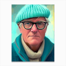 Man Portrait Painting, Gentle Man Portrait, Man Portrait, White Man Portrait, Portrait Gentleman, Portrait Oil Paint, Moody Portrait Print Canvas Print