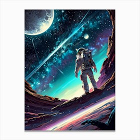 Space Astronaut Canvas Print