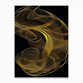 Abstract Swirls I Canvas Print