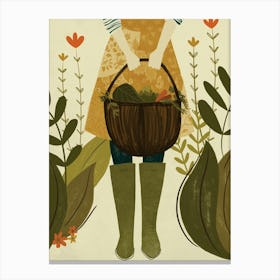Gardener Woman  Canvas Print