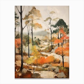 Autumn Fall Trees In The Woods 3 Canvas Print