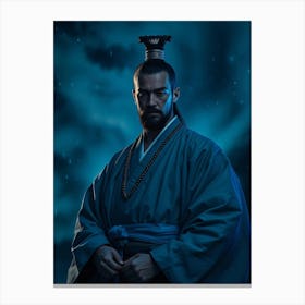 Shogun Portrait - Diverse Art Illustration 70 Canvas Print