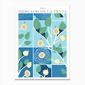 Mercado De La Fruta Figs Illustration 2 Poster Canvas Print