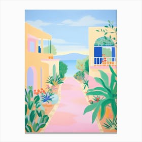 Santa Marinella, Italy Colourful View 4 Canvas Print