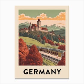 Vintage Travel Poster Germany 7 Canvas Print