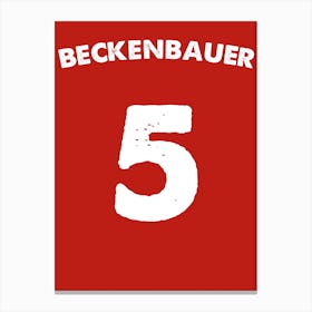 Franz Beckenbauer, Shirt, Munich, Print, Wall Art, Wall Print, Football, Soccer, Canvas Print