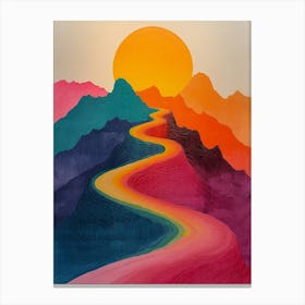 Rainbow Road Canvas Print