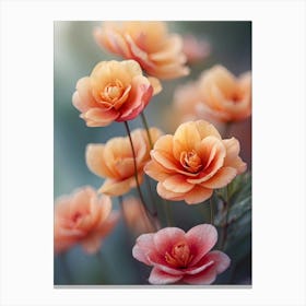 Peonies 3 Canvas Print