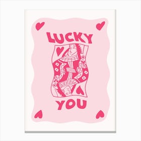 Lucky You 30 Canvas Print