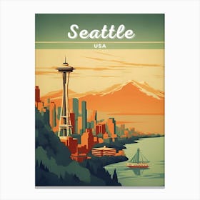 Seattle Travel Canvas Print