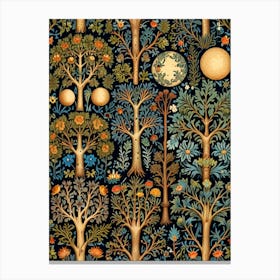 William Morris Tree Of Life 7 Canvas Print