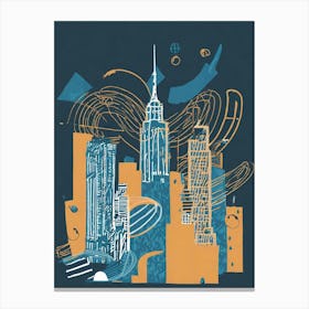 New York City Skyline Canvas Print